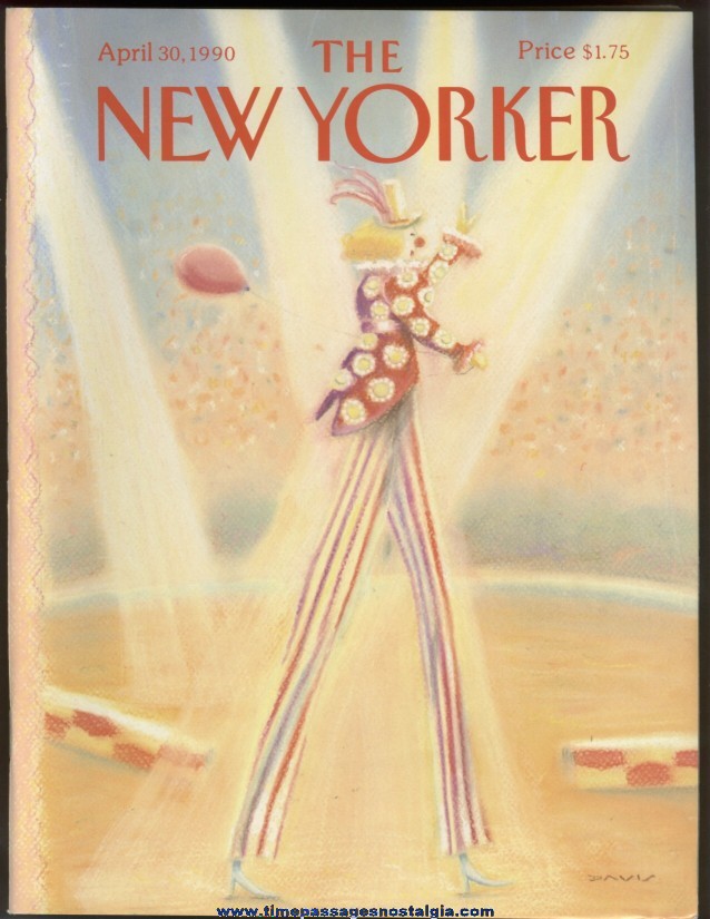 New Yorker Magazine - April 30, 1990 - Cover by Susan Davis