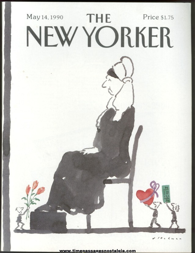 New Yorker Magazine - May 14, 1990 - Cover by R. O. Blechman