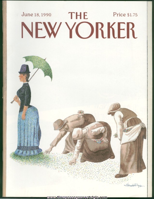 New Yorker Magazine - June 18, 1990 - Cover by J. B. Handelsman