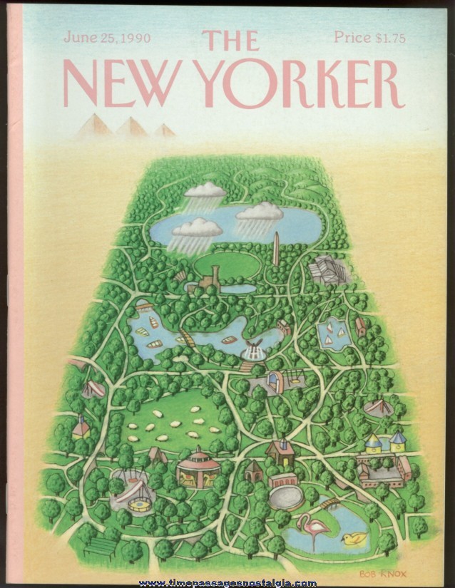 New Yorker Magazine - June 25, 1990 - Cover by Bob Knox