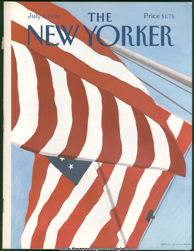 New Yorker Magazine - July 2, 1990 - Cover by Gretchen Dow Simpson