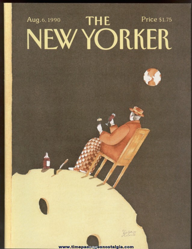 New Yorker Magazine - August 6, 1990 - Cover by Victoria Roberts