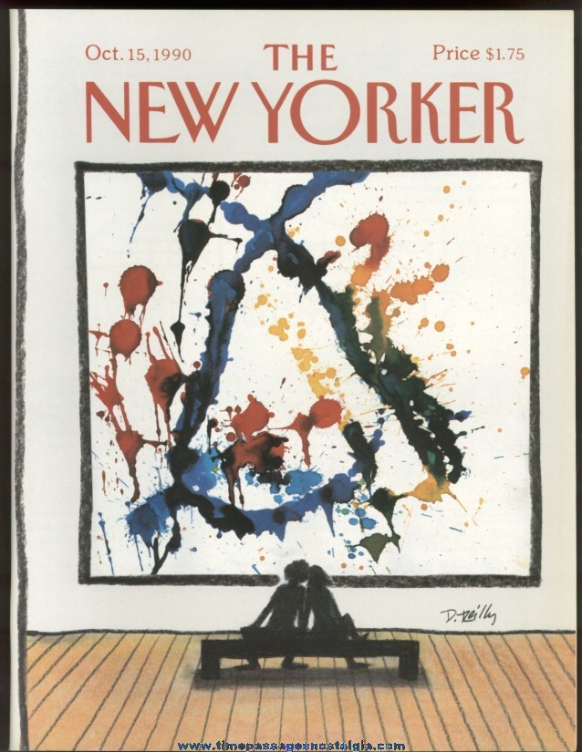 New Yorker Magazine - October 15, 1990 - Cover by Donald Reilly