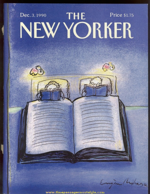 New Yorker Magazine - December 3, 1990 - Cover by Eugene Mihaesco
