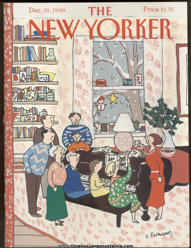 New Yorker Magazine - December 10, 1990 - Cover by Devera Ehrenberg