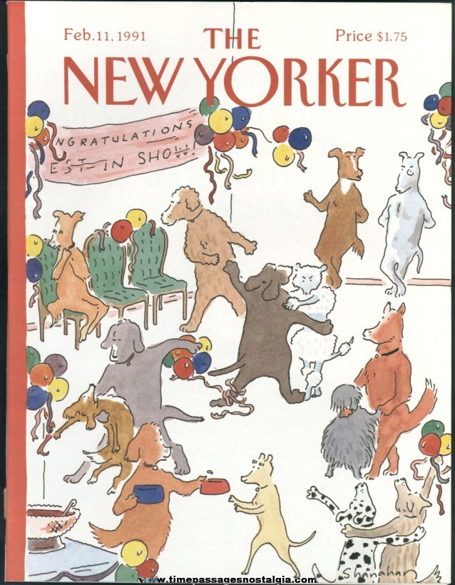 New Yorker Magazine - February 11, 1991 - Cover by Danny Shanahan