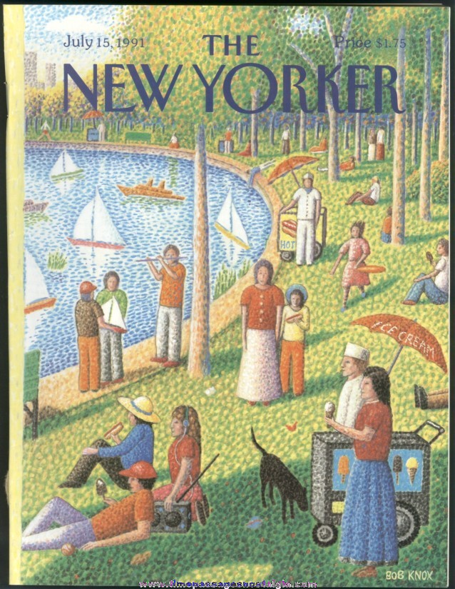 New Yorker Magazine - July 15, 1991 - Cover by Bob Knox