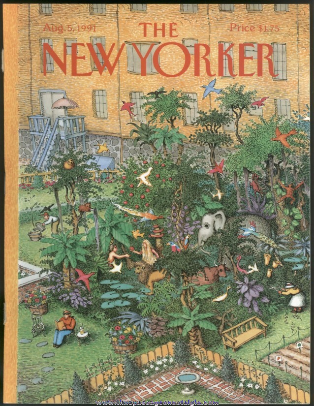 New Yorker Magazine - August 5, 1991 - Cover by John O’Brien