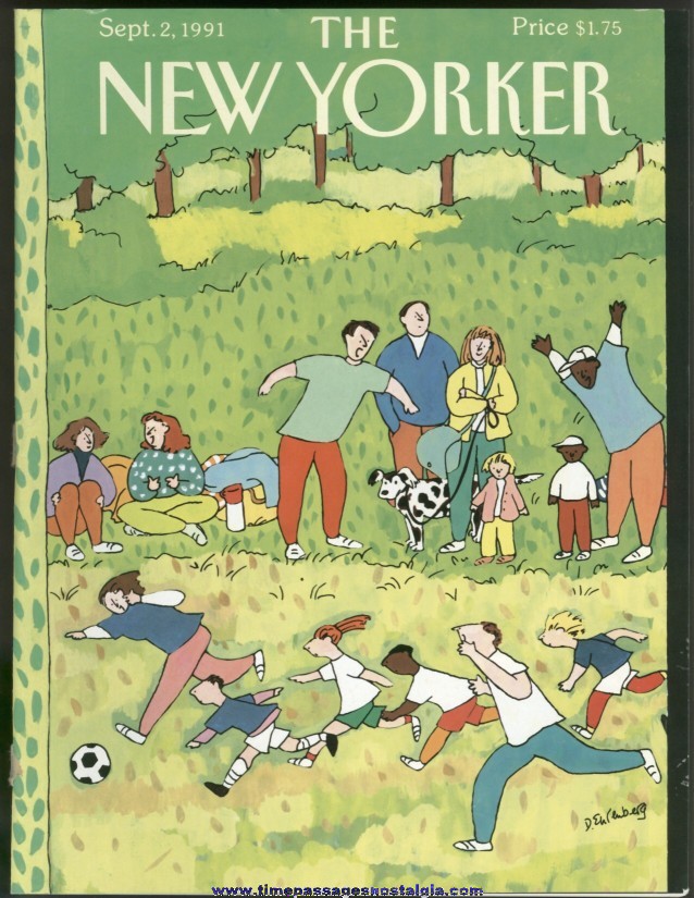 New Yorker Magazine - September 2, 1991 - Cover by Devera Ehrenberg