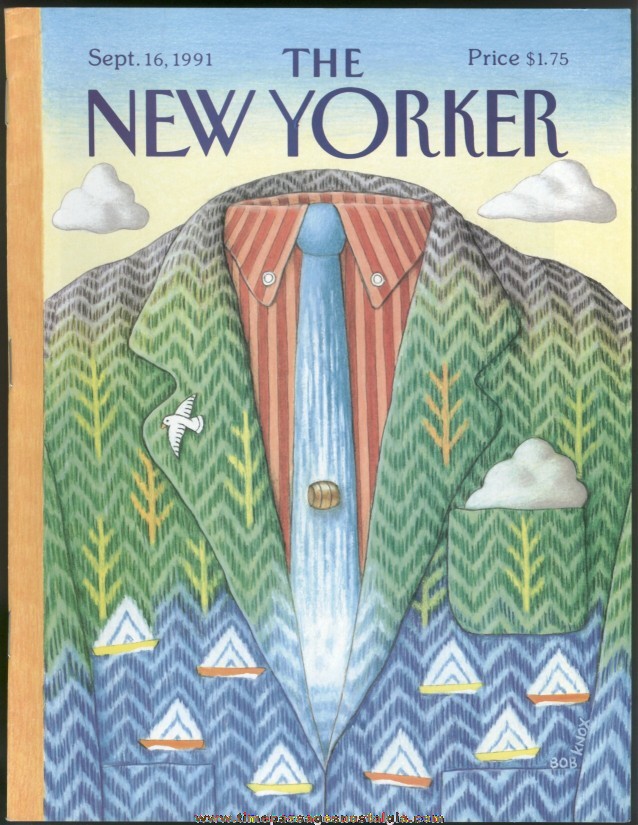 New Yorker Magazine - September 16, 1991 - Cover by Bob Knox