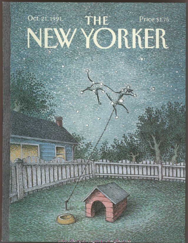 New Yorker Magazine - October 21, 1991 - Cover by John O’Brien