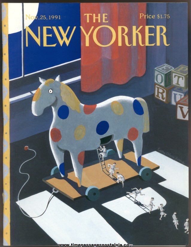 New Yorker Magazine - November 25, 1991 - Cover by Kathy Osborn Young