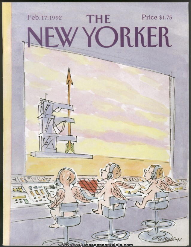 New Yorker Magazine - February 17, 1992 - Cover by James Stevenson