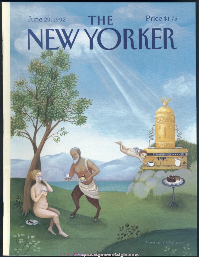 New Yorker Magazine - June 29, 1992 - Cover by Pamela Paparone