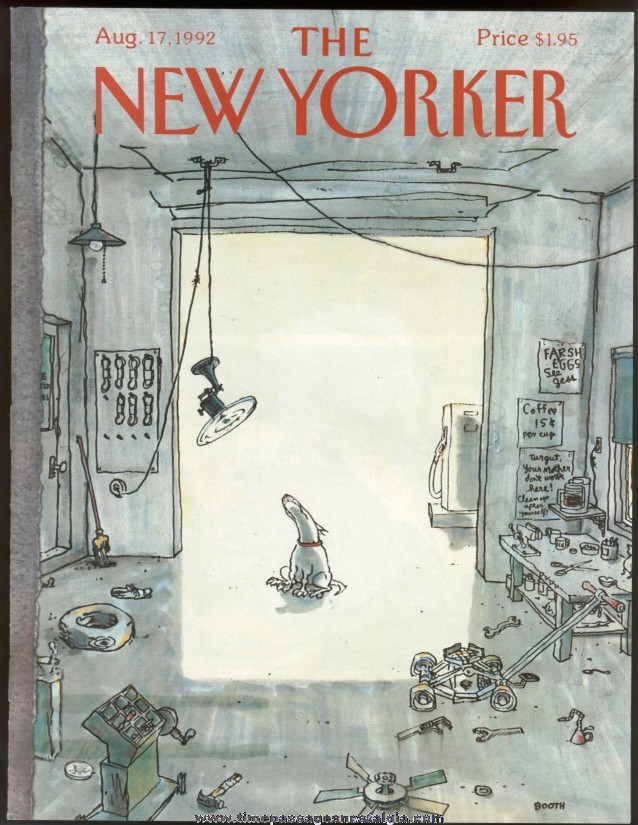 New Yorker Magazine - August 17, 1992 - Cover by George Booth