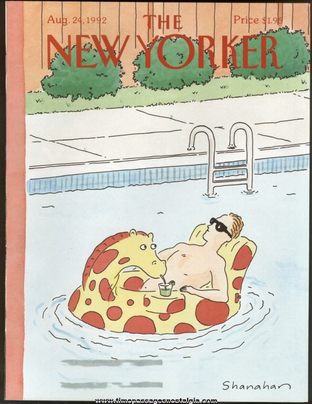 New Yorker Magazine - August 24, 1992 - Cover by Danny Shanahan