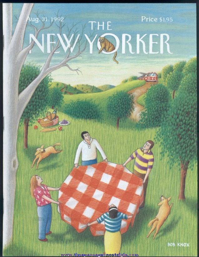 New Yorker Magazine - August 31, 1992 - Cover by Bob Knox