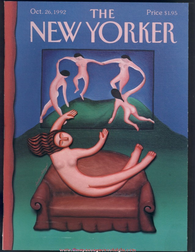 New Yorker Magazine - October 26, 1992 - Cover by Andrea Arroyo
