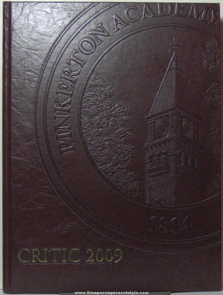 2009 Pinkerton Academy Yearbook (Critic)
