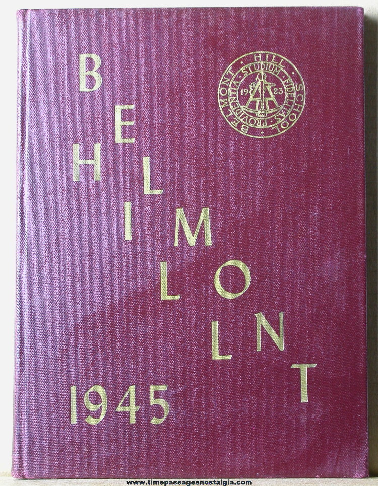 1945 Belmont Hill School Yearbook (Belmont)
