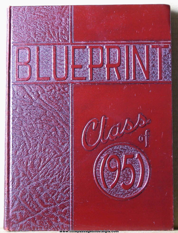 1951 Belmont Senior High School Yearbook (Blueprint)