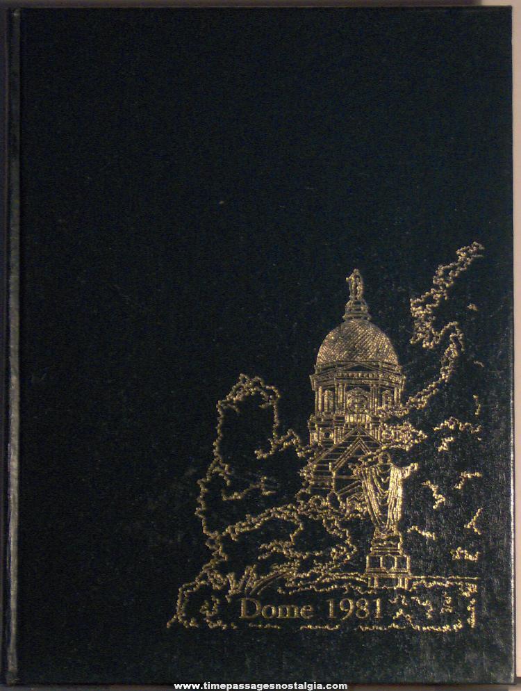 1981 University of Notre Dame Yearbook (Dome)