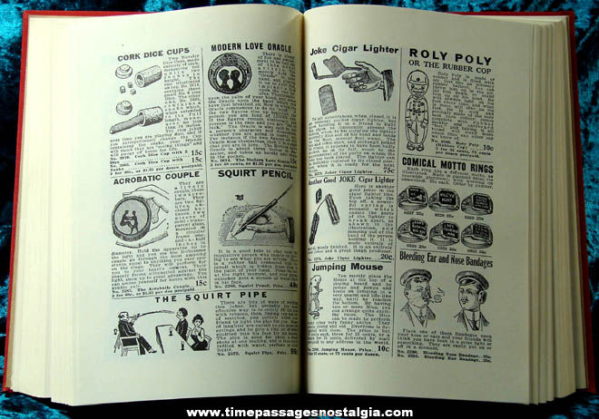 Boxed ©1970 Johnson Smith & Company 1929 Reprint Novelty Catalog Book ...